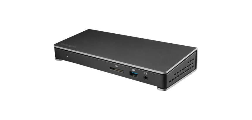 StarTech.com Dock Thunderbolt 3 pour PC portable - Station d'Accueil à Double Écran - Dual 4k 60Hz Displayport - 85W Power Delivery, Hub USB 3.0 6 Ports, SD 4.0, GbE, Audio - Windows & Mac