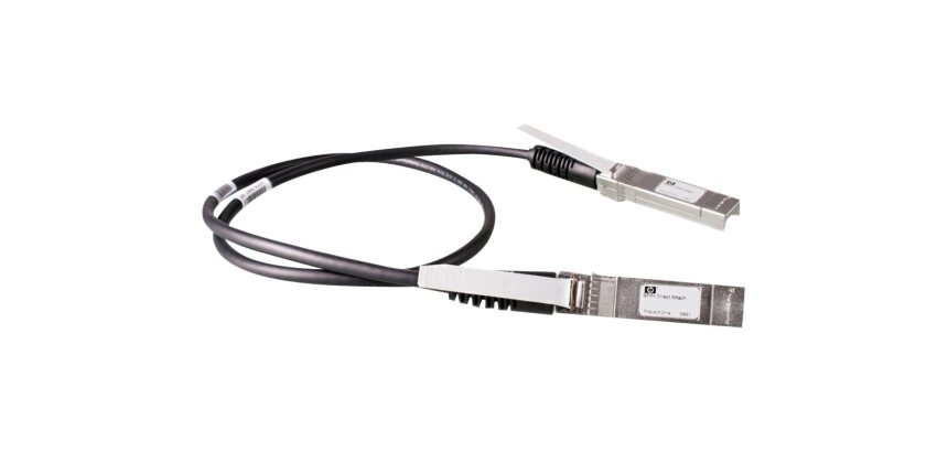 HPE X240 10G SFP+ 0.65m DAC câble InfiniBand et à fibres optiques 0,65 m SFP+ Noir
