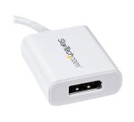 StarTech.com Adaptateur vidéo USB-C vers DisplayPort - M/F - 4K 60 Hz - Blanc