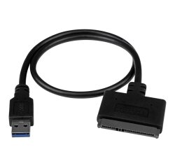 StarTech.com Adaptateur de Disque Dur USB 3.1 à 2,5" SATA - USB 3.1 Gen 2 10Gbps avec Convertisseur de Stockage Externe HDD/SSD UASP