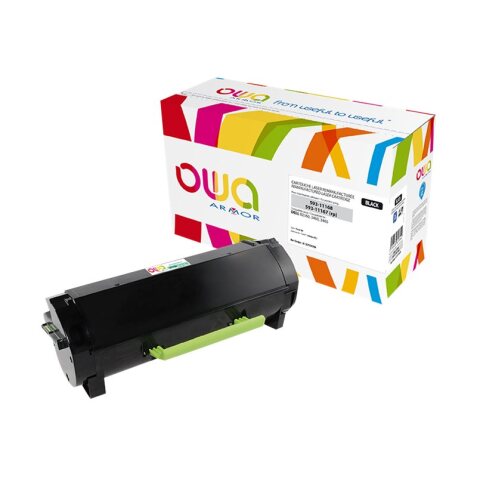 Toner remanufacturé OWA - haute capacité - Noir - pour DELL 593-11168, 593-11167