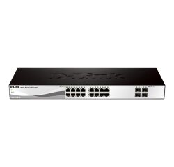 D-Link DGS-1210-20 Géré L2 Gigabit Ethernet (10/100/1000) 1U Noir