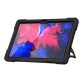 DLH Coque renforcee avec bandouliere, poignee rotative et pied support pour Lenovo Tab P11 11" (ZA7R, ZA7X, TB-J606, TB-J606F, TB-J606X..)