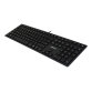 CHERRY KC 6000 Slim clavier Universel USB Anglais américain Noir