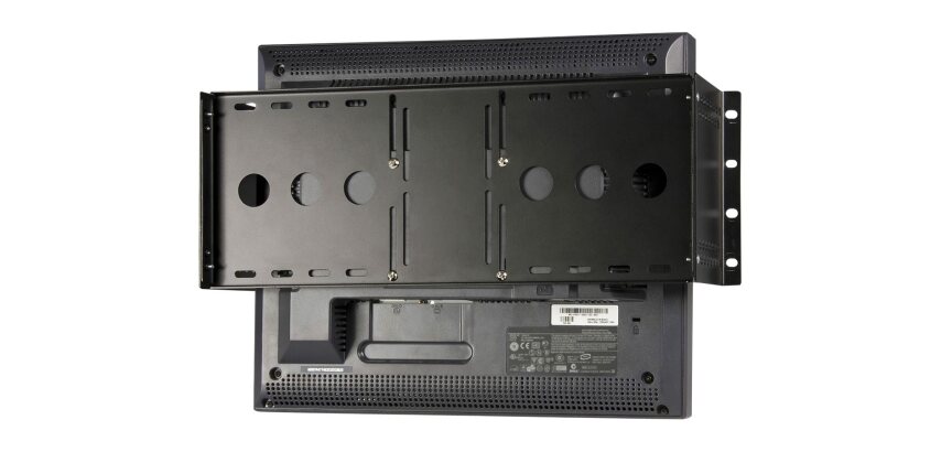 StarTech.com Support de Montage Universel 4U VESA pour Moniteur LCD pour Rack ou Armoire 19 pouces - Conforme à la Norme TAA - Support en Acier Pressé à Froid