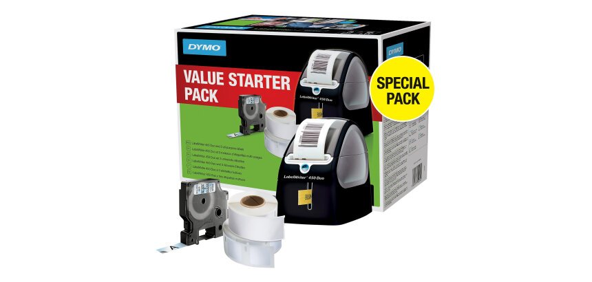 DYMO Etiquette universelle LabelWriter, 25 x 25 mm, blanc