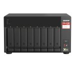 QNAP TS-873A NAS Tower Ryzen Embedded V1500B 8 Go DDR4 0 To QNAP Turbo System Noir