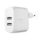 Belkin WCB002VFWH chargeur d'appareils mobiles Smartphone, Tablette Blanc Secteur Intérieure