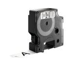 DYMO Cassette de ruban à étiqueter D1, 19mm x7 m, pack de 10
