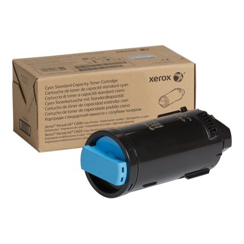 Xerox Cartouche de toner Cyan de Capacité standard Imprimante couleur ® VersaLink® C600?/?multifonctions ® VersaLink® C605 (6000 pages) - 106R03896