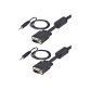 StarTech.com Câble vidéo coaxial pour écran VGA haute résolution 5 m avec audio HD15 M/M