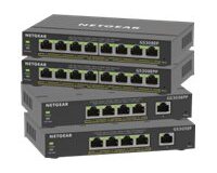 NETGEAR 8-Port Gigabit Ethernet PoE+ Plus Switch (GS308EP) Géré L2/L3 Gigabit Ethernet (10/100/1000) Connexion Ethernet, supportant l'alimentation via ce port (PoE) Noir