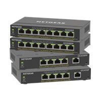 NETGEAR 8-Port Gigabit Ethernet PoE+ Plus Switch (GS308EP) Géré L2/L3 Gigabit Ethernet (10/100/1000) Connexion Ethernet, supportant l'alimentation via ce port (PoE) Noir