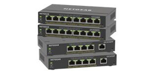 NETGEAR 8-Port Gigabit Ethernet PoE+ Plus Switch (GS308EP) Géré L2/L3 Gigabit Ethernet (10/100/1000) Connexion Ethernet, supportant l'alimentation via ce port (PoE) Noir