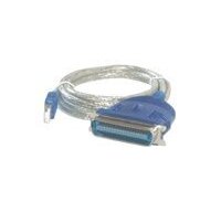 MCL Convertisseur USB vers port parallele câble parallèle Bleu 1,80 m