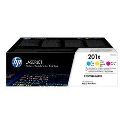 HP 201X - 3 - hoog rendement - geel, cyaan, magenta - origineel - LaserJet - tonercartridge (CF253XM)