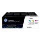 HP 201X - 3er-Pack - Hohe Ergiebigkeit - Gelb, Cyan, Magenta - original - LaserJet - Tonerpatrone (CF253XM)