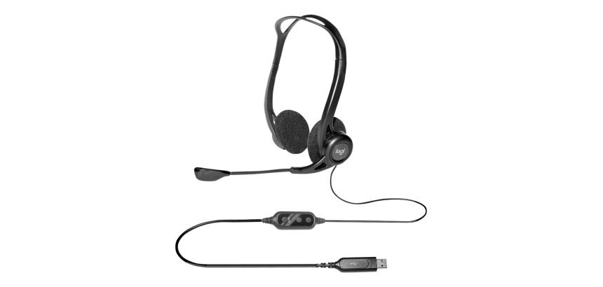 Logitech 981-000100 casque Avec fil Arceau Appels/Musique USB Type-A Noir