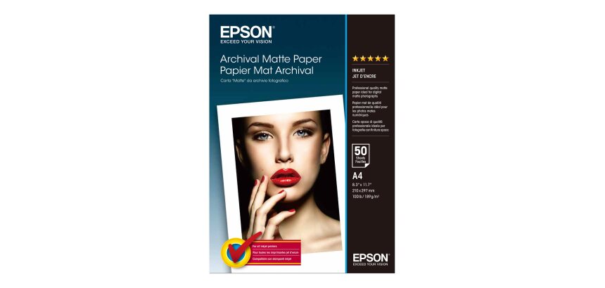 Epson Archival Matte Paper - paper - matte - 50 sheet(s) - A4 - 189 g/m²