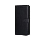 DLH Etui folio noir porte cartes avec rabat pour Samsung Galaxy A21s