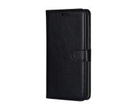 DLH Etui folio noir porte cartes avec rabat pour Samsung Galaxy A21s