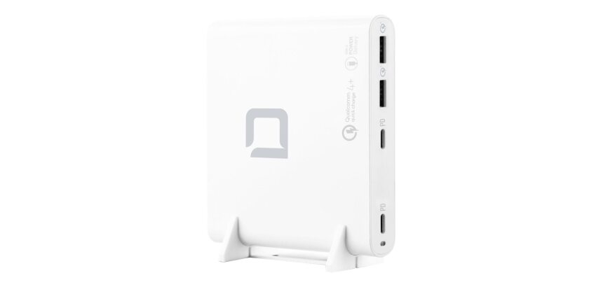 DICOTA D31893 chargeur d'appareils mobiles Ordinateur portable, Smartphone, Tablette Blanc Charge rapide Intérieure