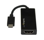 StarTech.com Adaptateur vidéo USB-C vers HDMI - M/F - Ultra HD 4K - Noir