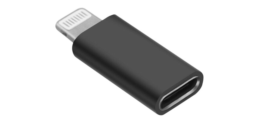 DLH Adaptateur Apple ligthning (male) vers USB-C (femelle)