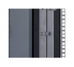 APC Baie EasyRack 600mm/42U/1200mm avec toit, panneau latéral, roulettes, noir