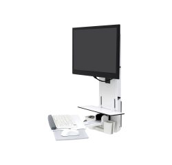 Ergotron 61-080-062 support d'écran plat pour bureau 61 cm (24") Mur Blanc
