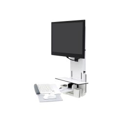Ergotron 61-080-062 support d'écran plat pour bureau 61 cm (24") Mur Blanc