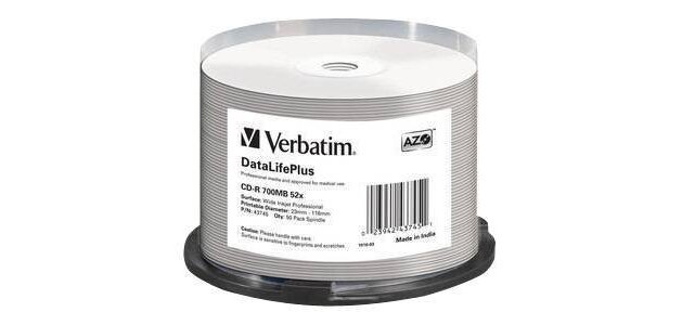 Verbatim DataLifePlus - CD-R x 50 - 700 MB - storage media