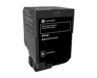 Lexmark - black - original - toner cartridge - LCCP, LRP