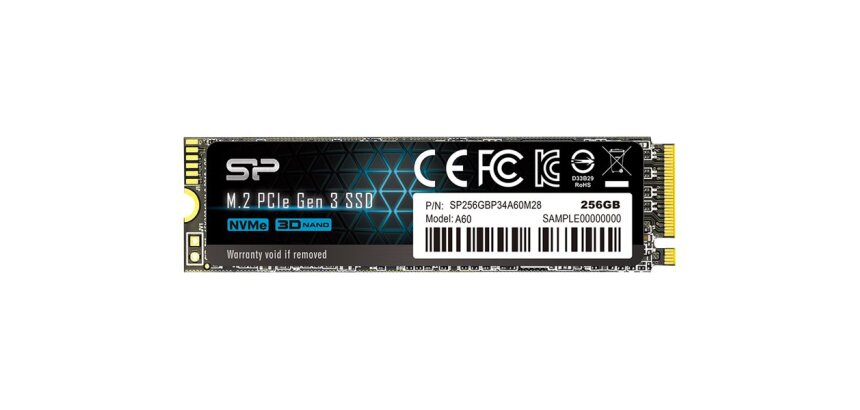 Silicon Power P34A60 256 Go M.2 PCI Express NVMe SLC
