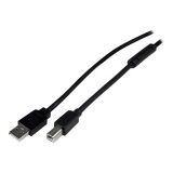 StarTech.com Câble USB Actif A vers B 20 m - M/M - Noir