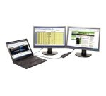 Lenovo USB 3.0 - DVI/VGA adaptateur graphique USB 2048 x 1152 pixels Noir