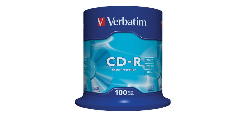 Verbatim CD-R Extra Protection 700 Mo 52x 100 pièce(s)