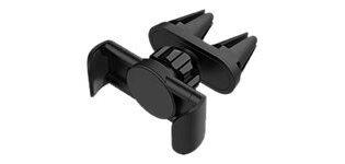 DLH Support voiture pour smartphone avec double accroche a fixer sur une grille de ventilation