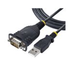 StarTech.com Adaptateur USB vers Série de 1m - Convertisseur DB9 Mâle vers USB - Adaptateur USB RS232, Prolific IC - Convertisseur RS232 vers USB pour PLC/Imprimante/Scanner/Switch - Windows/Mac