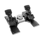 Logitech G Flight Rudder Pedals Noir, Argent USB 2.0 simulation de vol Analogique/Numérique PC