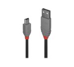 Lindy Câble USB 2.0 type A vers Mini-B, Anthra Line, 0.5m