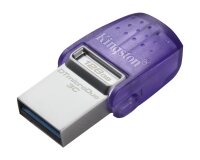 Kingston Technology DataTraveler 128 Go microDuo 3C 200 Mo/s dual USB-A + USB-C