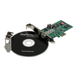 StarTech.com Carte réseau PCI Express à 1 port fibre optique Gigabit Ethernet avec SFP ouvert - Adaptateur NIC PCIe SFP