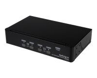 StarTech.com Commutateur KVM DisplayPort USB 4 ports avec audio