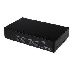 StarTech.com Commutateur KVM DisplayPort USB 4 ports avec audio