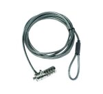 DICOTA D30885 câble antivol Noir, Acier inoxydable 2 m