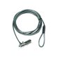 DICOTA D30885 câble antivol Noir, Acier inoxydable 2 m