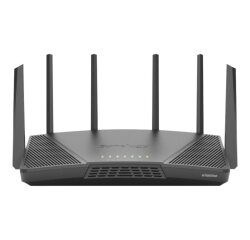 Synology RT6600ax Router WiFi6 1xWAN 3xGbE 1x2.5Gb routeur sans fil Tri-bande (2,4 GHz / 5 GHz / 5 GHz) Noir