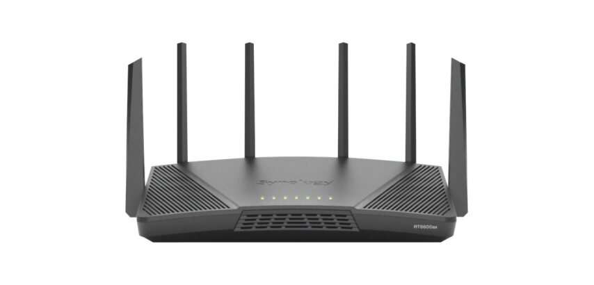 Synology RT6600ax Router WiFi6 1xWAN 3xGbE 1x2.5Gb routeur sans fil Tri-bande (2,4 GHz / 5 GHz / 5 GHz) Noir
