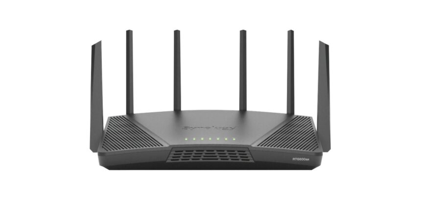 Synology RT6600ax Router WiFi6 1xWAN 3xGbE 1x2.5Gb routeur sans fil Tri-bande (2,4 GHz / 5 GHz / 5 GHz) Noir